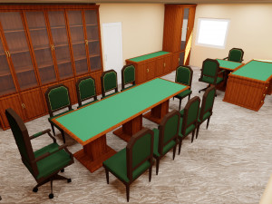 interior cabinet office meeting room 3D Model