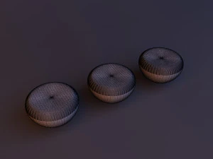 innovative bright woods coffee tables with engaging glow 3D Model