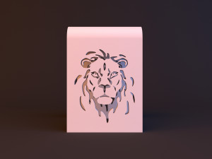 loft chair stool lion 3D 모델
