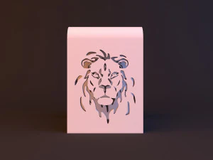 chaise loft tabouret lion Modèle 3D