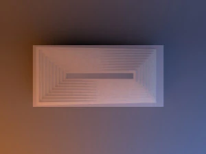 wave table wood parametric 3D Model