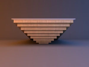 wave table wood parametric 3D Model