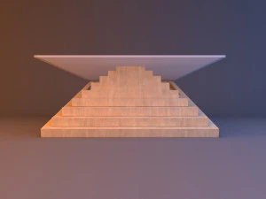 wave table wood parametric 3D Model