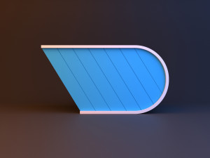 sci-fi futuristic loft table wolf Model 3D
