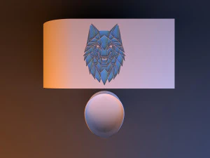 sci-fi futuristic loft table wolf 3D Model