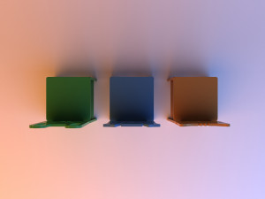 animal kids wood chair 3D Model