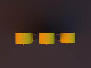 modular capsule cabinets - dresser 3D Модель