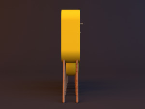 modular capsule cabinets - dresser 3D Модель