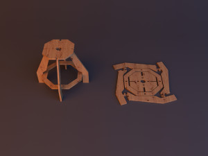 plywood furniture chair cnc workshop 3D Model