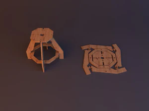 plywood furniture chair cnc workshop 3D Model