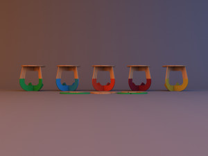 kids plywood chair cnc workshop furniture 3D Model