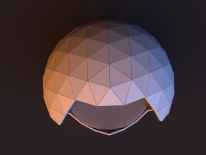 loft sci-fi sphere chair Modello 3D