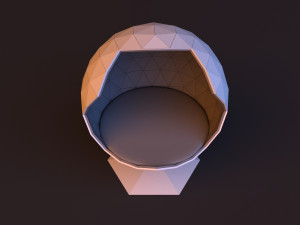 loft sci-fi sphere chair Modello 3D