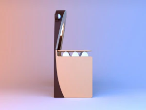 Kids shark table 3D Model