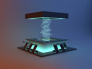 Space cyber bar 3D Model