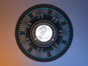 Space futuristic headquarters Modelo 3D