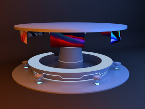 Sci-fi glow bar 3D Model
