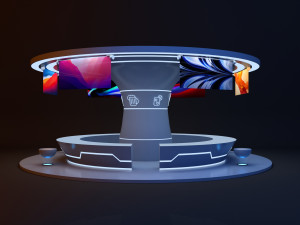 Sci-fi glow bar 3D Model