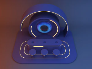 Futuristic sci-fi reception - bar 3D Model
