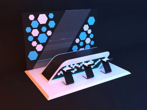 网络阁楼接待处 3D 模型