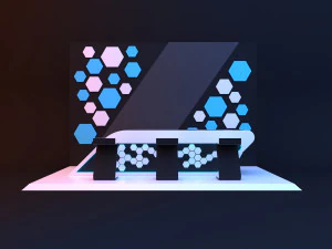 Cyber loft reception 3D Model