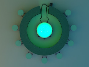 Toxic cyber bar Modello 3D