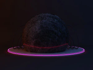 Cyber glow sphere bar 3D Model