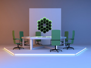Sci-fi Infinity Mirror Office 3D मॉडल