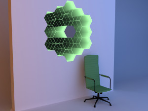 Sci-fi Infinity Mirror Office 3D मॉडल
