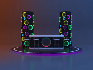 Sci-fi infinity mirror bar 3D Model