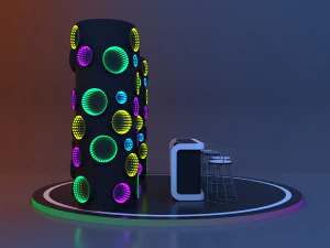 Sci-fi infinity mirror bar 3D Model