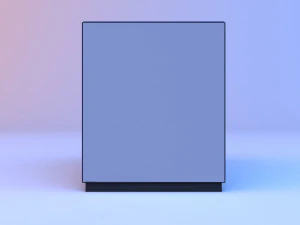 Sci-fi glow control table - desk 3D Model