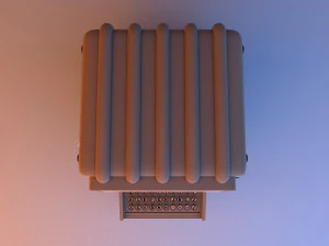 Vintage Retro Control Console - Panel 3D Model