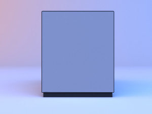 Old vintage Retro Control Console Panel Computer 3D Model