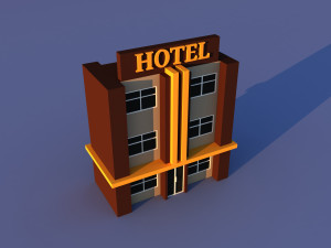 Cute Cartoon Village Collection Low Poly Modèle 3D