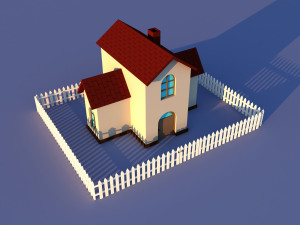 Cute Cartoon Village Collection Low Poly Modèle 3D