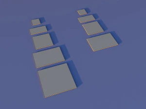 CuteCartoon Village constructor Collection Low Poly 3D Model
