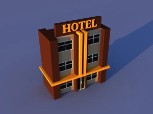 CuteCartoon Village constructor Collection Low Poly 3D Model