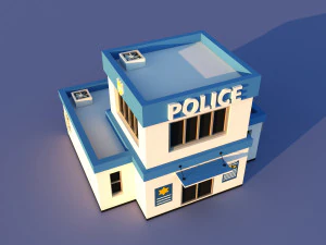 CuteCartoon Village constructor Collection Low Poly 3D Model