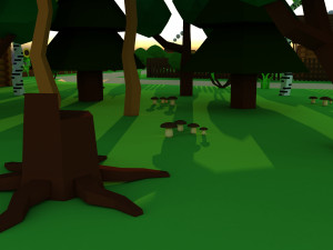 Cute Cartoon Old Wooden Village constructor Collection Low Poly Modelo 3D