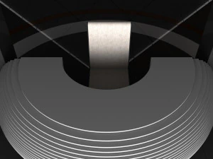 Mesa de recep&ccedil;&atilde;o de loft com brilho param&eacute;trico interior Scifi Modelo 3D