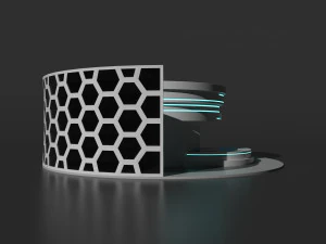 Scifi glow futuristic reception 3D Model