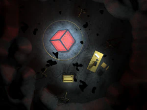 Fantastic Sci-fi Scientific Research Laboratory in a Cave 3D Model