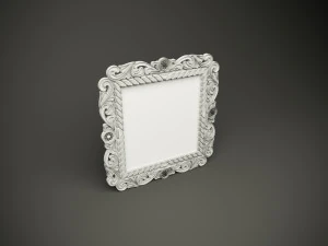 Wood model wall mirror dish for cnc machine 3D Model