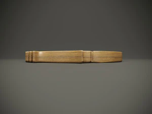 Wood model fish compartmental dish for cnc machine 3D Model