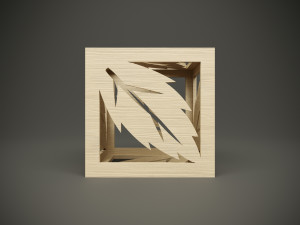 Wood plywood decor for cnc machine Model 3D