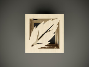 Wood plywood decor for cnc machine Model 3D