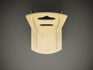 Childrens chair made of plywood for cnc machine 3D Model