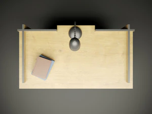 Wood parametric craft table model for cnc machine 3D Model