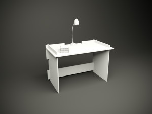 Wood parametric craft table model for cnc machine Modèle 3D
